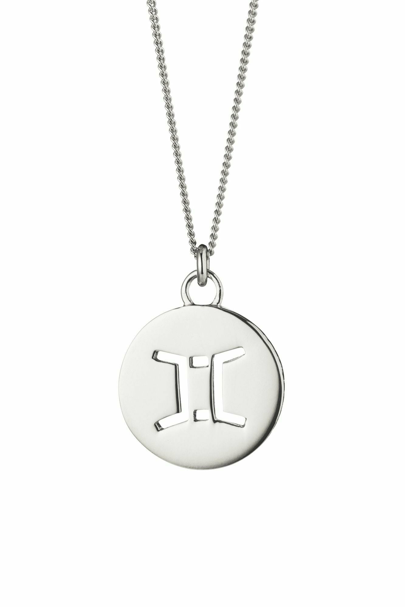 Halskette Zwilling Sternzeichen 925/- Sterling Silber rhodiniert 41184659832926