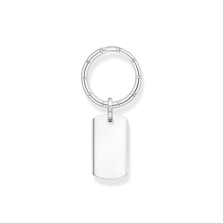 Schlüsselring Tag Silber