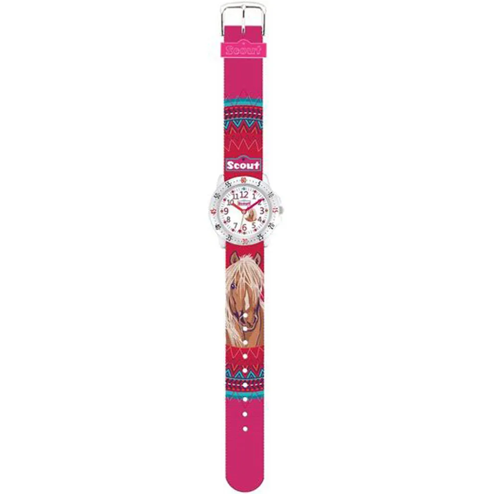 Scout Kinderuhr Action Girls Pferd pink 280378071